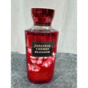 Bath & Body Works Japanese Cherry Blossom Body Wash 10oz Aloe‎ Vitamin B5 New